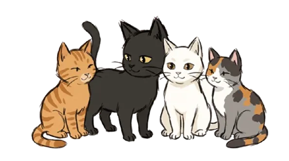 Gatos en familia compartiendo gastos