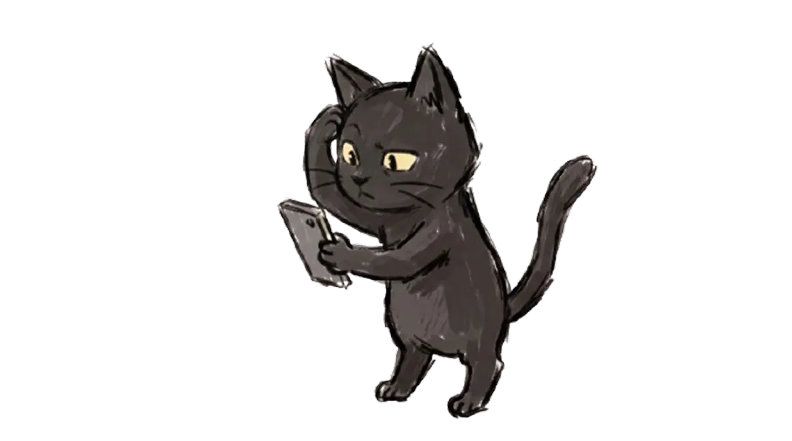 Gato confundido recordando gastos
